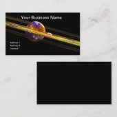 深宇宙の惑星および月 名刺 (正面/裏面)