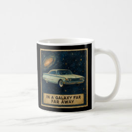 深宇宙を漂うレトロクルーザー コーヒーマグカップ