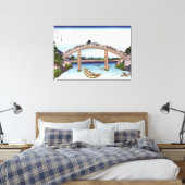 深川の万年橋の下 キャンバスプリント (インサイチュ (寝室))