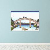 深川の万年橋の下 キャンバスプリント (インサイチュ (ウッドフロア))