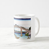 深川の万年橋の下 コーヒーマグカップ (正面右)