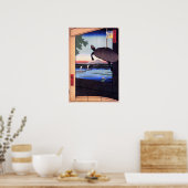 深川の万年橋 ポスター (キッチン)