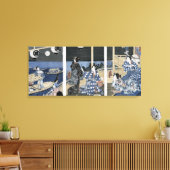 深川の秋の月 キャンバスプリント (インサイチュ (リビング))