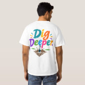 深掘り Tシャツ (裏面フル)
