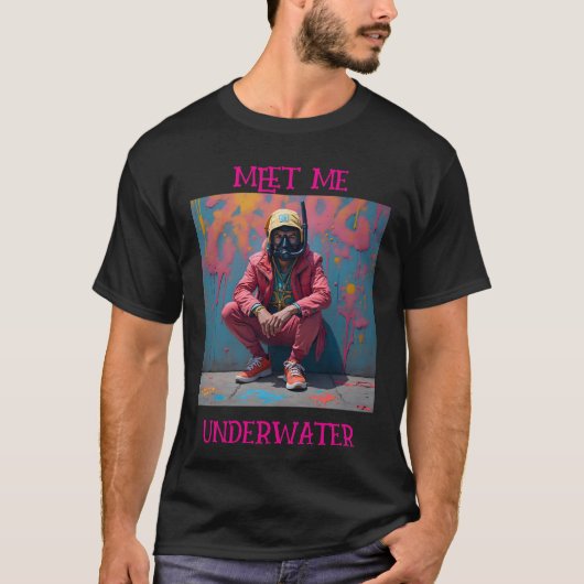 深海で会いましょう Tシャツ (正面)