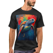 深海のアカウミガメ