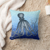 深海のタコ クッション (ブランケット)