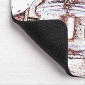 深海のダイバー マウスパッド (コーナー)