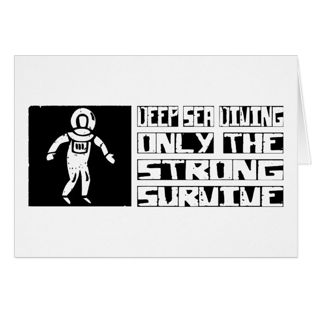 深海のダイビングは生き延びます (正面横)