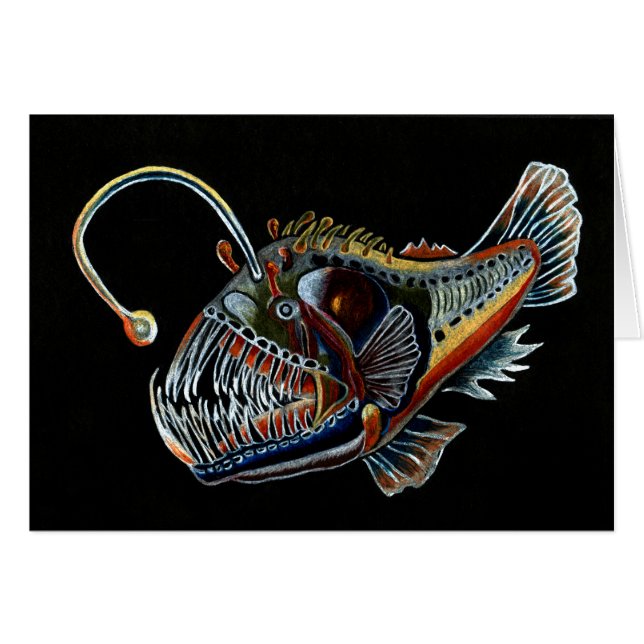 深海のチョウチンアンコウすべてのoccationsカード (正面横)