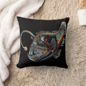 深海のチョウチンアンコウは装飾的なクッションを設計します クッション (ブランケット)