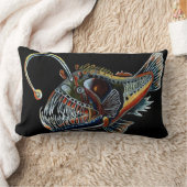 深海のチョウチンアンコウは装飾的なクッションを設計します ランバークッション (ブランケット)