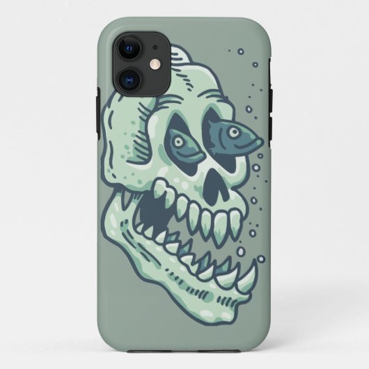 深海のドクロ Case-Mate iPhoneケース (裏面)