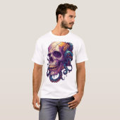深海のドクロ Tシャツ (正面フル)