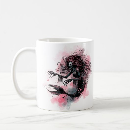 深海の人魚 コーヒーマグカップ (左)