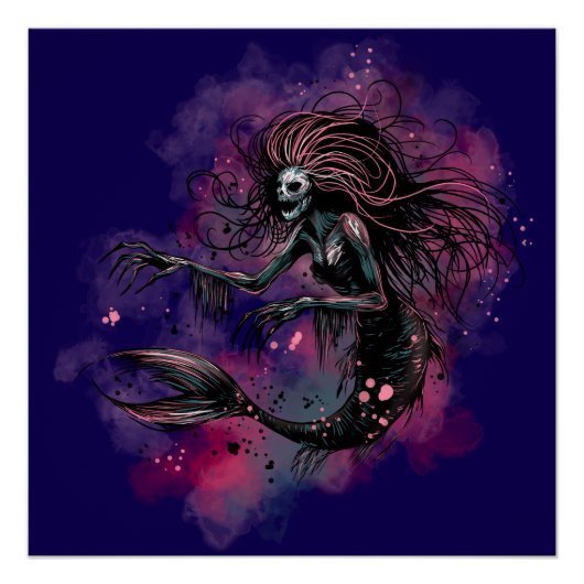 深海の人魚 ポスター (正面)