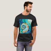 深海の夢の螺旋 Tシャツ (正面フル)