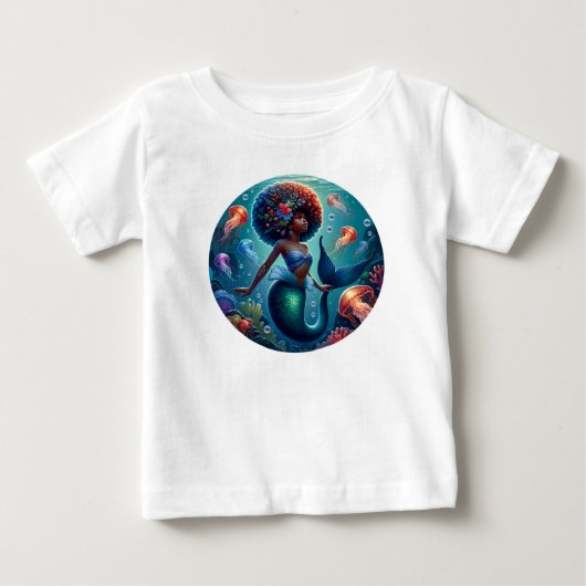 深海の幽玄な美 ベビーTシャツ (正面)