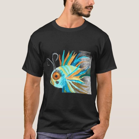 深海の怪魚 Tシャツ (正面)