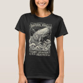 深海の旅をするクジラの海洋探検 Tシャツ (正面)