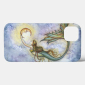 深海の月と人魚の幻想芸術 Case-Mate iPhoneケース (裏面 (横))