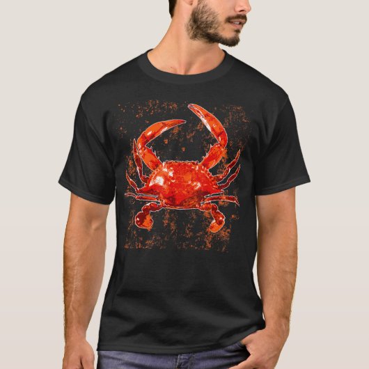 深海の漁師 カニ Tシャツ (正面)
