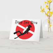 深海の花型女性歌手 カード (黄色い花)