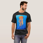 深海の輝きクラゲ Tシャツ (正面フル)