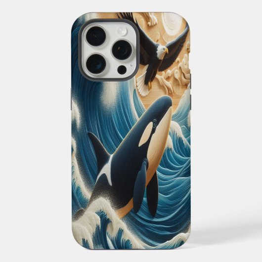 深海の雄大さ iPhoneケース (裏面)