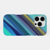 深海の青のグラデーション iPhoneケース (裏面横)