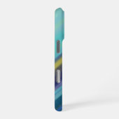 深海の青のグラデーション iPhoneケース (右側面)