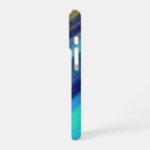 深海の青のグラデーション iPhoneケース (左側面)