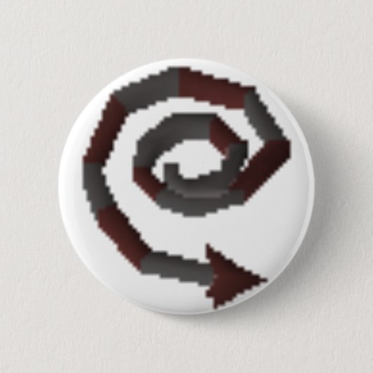 深海の鞭ピン 缶バッジ (正面)