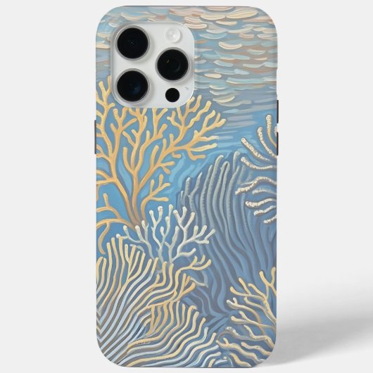 深海の黄金のサンゴ Case-Mate iPhoneケース (裏面)