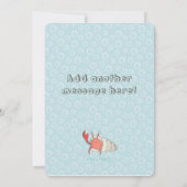 深海ダイビングアドベンチャーパーティー招待状 招待状 (裏面)