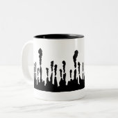 深海熱水噴出孔 ツートーンマグカップ (正面左)