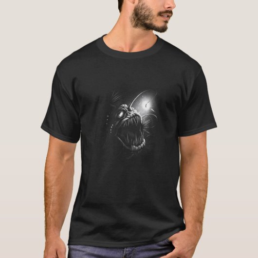 深海釣りの魚 Tシャツ (正面)