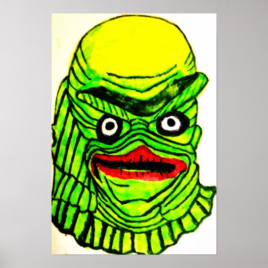 深淵から来たハロウィーンの生き物 ポスター (正面)