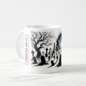 深淵から立ち上がる死者 コーヒーマグカップ (正面左)