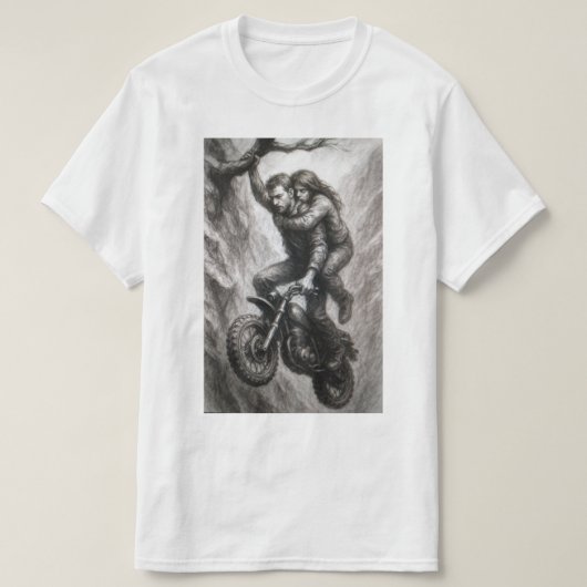 深淵の中の抱擁 Tシャツ (デザイン正面)
