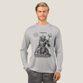 深淵の潮流の主、フォルネウス トライブレンドTシャツ (正面全体)
