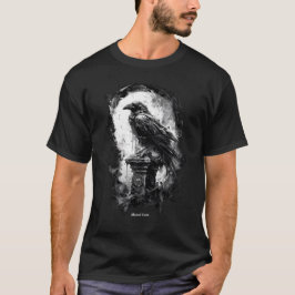 深淵の視線 ゴシック ラヴェン ヘヴィメタル Tシャツ