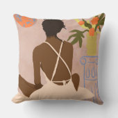 深淵をじっと見ながら クッション (正面)