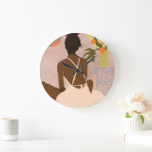 深淵をじっと見ながら ラージ壁時計 (ホーム)