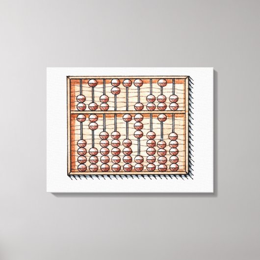 深淵イラストレーション キャンバスプリント (正面)