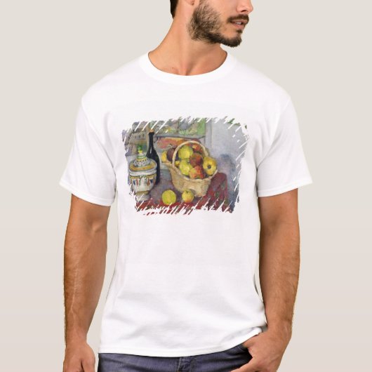 深皿、c.1877が付いているポールセザンヌ|の静物画 tシャツ (正面)