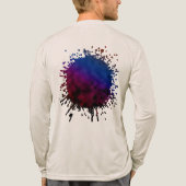深紅から宇宙へ トライブレンドTシャツ (背面)