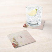 深紅ささやき スクエアペーパーコースター (インサイチュ)