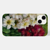 深紅と白の花 アートデザイン フォンケース Case-Mate iPhoneケース (裏面 (横))
