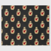 深紅と黒の魔女 ラッピングペーパー (フラット)